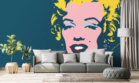 Tapeta Marilyn Monroe v pop art dizajne