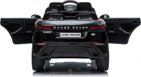 LEAN CARS Elektrické autíčko Range Rover Evoque čierne lakované