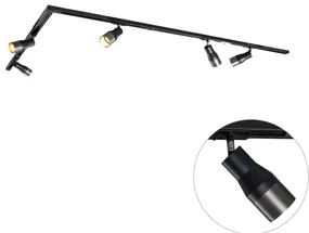 Moderný koľajnicový systém s 5 reflektormi antracitovej farby 1-fázový - Iconic Kohua