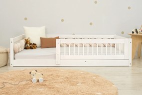 Ourbaby® 35984-0 Low bed for children Montessori Plus - whi 160x80 cm biela