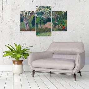 Obraz - Paul Gauguin, Te raau rahi (The Big Tree), reprodukcia (90x60 cm)