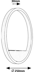 Rabalux 71312 - LED Nástenné svietidlo THRAC LED/15W/230V matný chróm