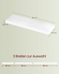 Nástenná polica LWS028WE01