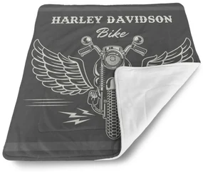 Sablio Deka pre bábätko Harley-Davidson S krídlami - 80x100 cm