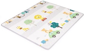 Penová podložka pre deti, obojstranná, rolovaná, Abeceda, ECOTOYS