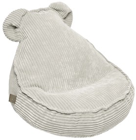 Sedací vak s uškami Teddy Aesthetic Ecru