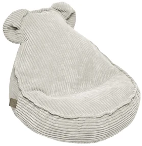 Sedací vak s uškami Teddy Aesthetic Ecru