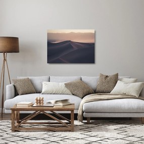 Sklenený obraz - Piesočné duny (70x50 cm)
