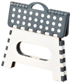 Kesper 70533 Skladacia stolička, biela/sivá, 35 x 22 x 27 cm