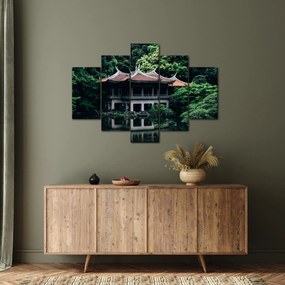 Obraz z japonskej národnej záhrady (150x105 cm)