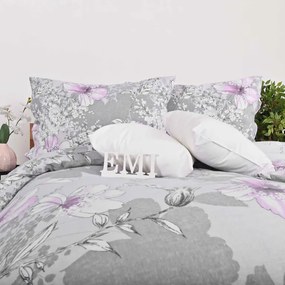 Flanelové obliečky Violet EMI, Štandardný set jednolôžko obsahuje 1x 140x200 + 1x 70x90