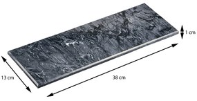 Mramorový servírovací podnos Marble, 38x13 cm