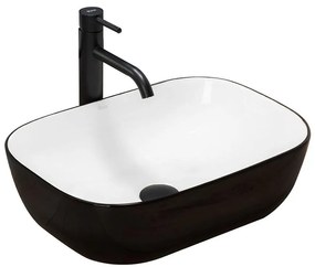 Umývadlo na dosku Belinda Black/White