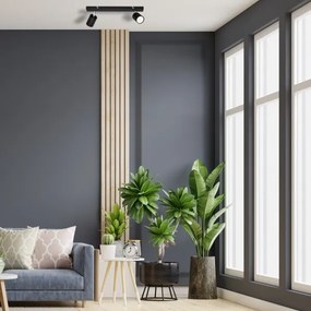 LED Bodové svietidlo TUNE 2xGU10/4,8W/230V čierna