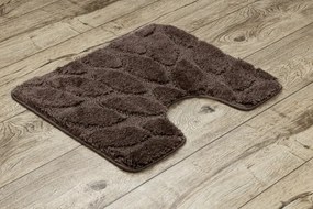 Sada kúpeľňových koberčekov SUPREME STONES kamienky, hnedá