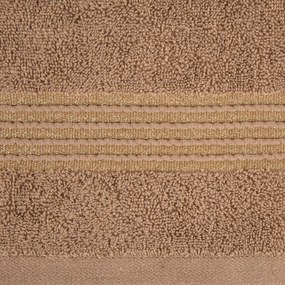 BAVLNENÝ UTERÁK LILA SADA 6KS 50X90 CM HNEDÁ