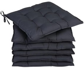 InternetovaZahrada 6 x poduška Cozy - antracit