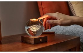 Tmavohnedá svetelná dekorácia na USB Amber – Gingko