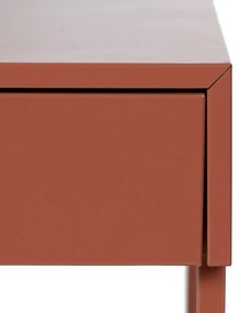 V terakotovej farbe nočný stolík Nara – Ixia