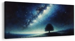 Obraz nočná krajina so stromom života