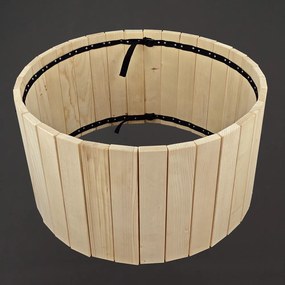 AMADEA Dřevěný designový obal s plastovou nádobou uvnitř, 64x64x35 cm