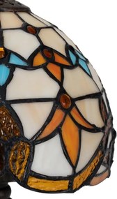 Brilagi - Tiffany vitrážová stolná lampa MIRABELLA 1xE27/60W/230V