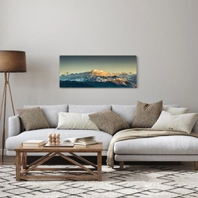 Obraz - vrcholky veľhôr (120x50 cm)