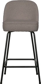 BePureHome Vogue bouclé barová a pultová stolička - Sivá, Pultová