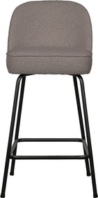 BePureHome Vogue bouclé barová a pultová stolička - Sivá, Pultová