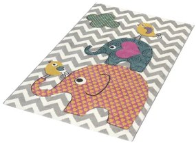 Koberce Breno Kusový koberec PASTEL KIDS 48/SVS, viacfarebná,160 x 230 cm