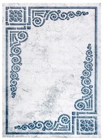 Koberec AKRYL VALS 0A104A C53 47 Grecky ornament slonia kost / sivý