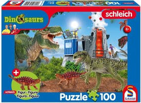Schmidt Puzzle SCHLEICH Dinosaury 100dielne