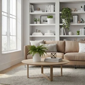 PLASTOVÝ KVETINÁČ SILVA LINE 16X14 CM KRÉMOVÁ