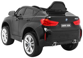 RAMIZ ELEKTRICKÉ AUTÍČKO BMW X6  - LAKOVANÉ - ČIERNE - MOTOR 2X45W - BATÉRIA - 2 x 6V/7Ah - 2023