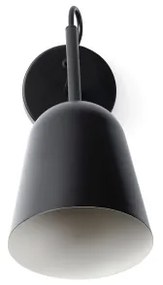 FARO 28257 - Nástenná lampa STUDIO 1xE14/8W/230V čierna
