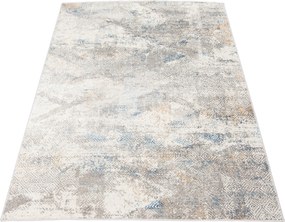 TA Koberec G500B WHITE/D_BLUE PORTLAND HIL Biely Obdĺžnikový Rozmer: 140x200 cm
