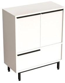 Kuchynská skrinka Otto 8 A (biela + čierna). Akcia -20%. Vlastná spoľahlivá doprava až k Vám domov. 1106575