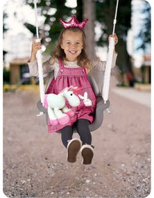 Slonia hojdačka 3v1 Ricokids sivá a biela