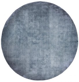 Koberec LINEN DARK BLUE - okrúhly 200x200 cm