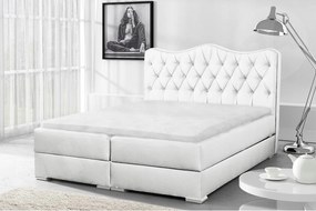 Manželská posteľ 160cm Medieval (biela)