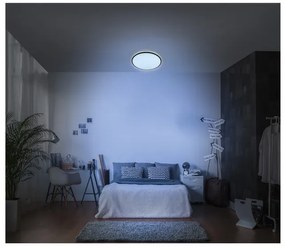 Livarno home Stropné LED svietidlo s efektom hviezdnej oblohy (s čiernym lemom)  (100366535)