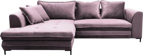 XXXLutz ROHOVÁ SEDAČKA, textil, bobuľová Livetastic - Sedačky - 001574004312