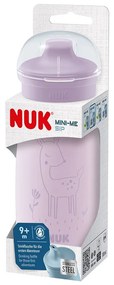 Detská fľaša NUK Mini-Me Sip nerez 300 ml (9+ m.) purple