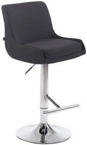 Barová stolička Club 2 látka - Čierna