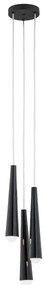 Argon 6103 - Luster na lanku HOLLYWOOD 3xE14/7W/230V čierna