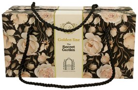 Porcelánový hrnček na nohe Royal English Roses Black 320 ml sada 2ks