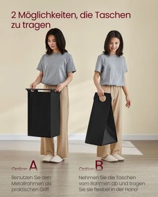 Kôš na bielizeň so 4 priehradkami BLH401B01