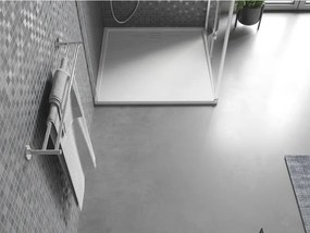Mexen Amon štvorcový sprchový kút SMC 90 x 90 cm, biely - 4F109090