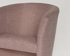 Kreslo Boston, staroružová látka