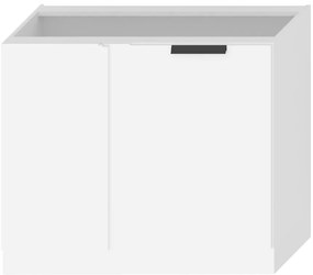 Kuchynská skrinka Denis dnp pl biely satén mat/biela